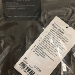 Lululemon Surge Joggers NWT color :gray